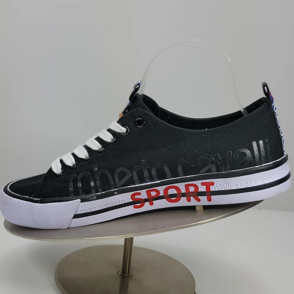 Roberto Cavalli Sport Canvas Men's Sneakers. Brand New. - Picture 7 of 13